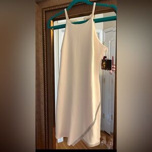 NWT little ivory dress with rhinestones size m